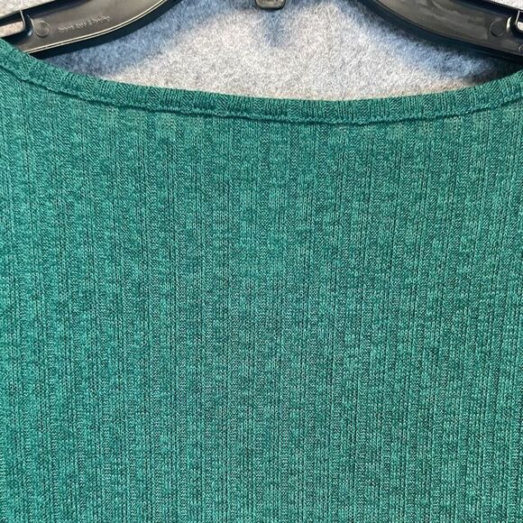 NWT Alfred Dunner Woman Top 3X Emerald Isle Green Center Medallion Embroidery - Picture 13 of 16